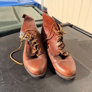 White Mountain Brown Ankle Booties
